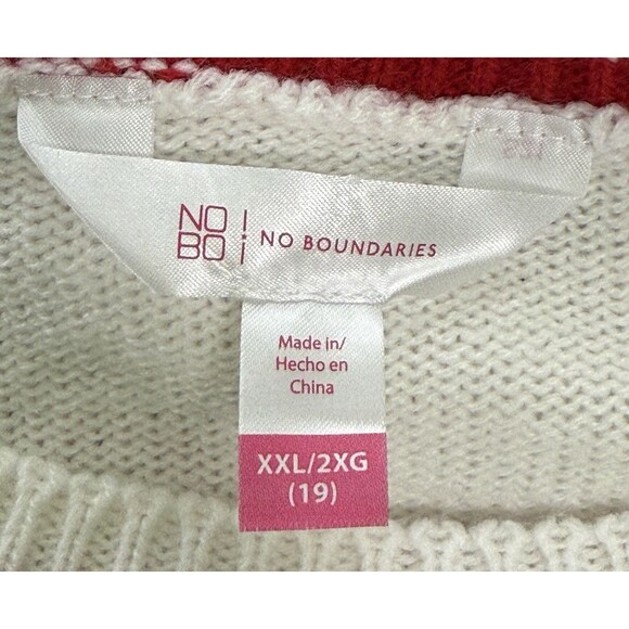 Women’s Ugly Christmas Sweater Santa’s Favorite Reindeer Presents Bows Size 2XL - Picture 5 of 8